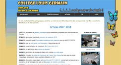 Desktop Screenshot of louisgermain34.com
